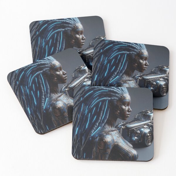 Item preview, AFRICAN WOMAN BLUE 5 designed and sold by CREATIONBArt.