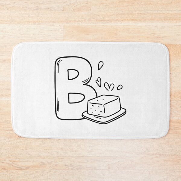 Item preview, An Illustration of Butter Beside Letter B designed and sold by rasagamastore.