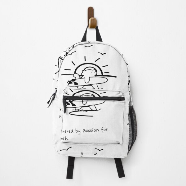Item preview, Powered by Passion for Perth | Cat with Surfboard at Sunset Beach Illustration designed and sold by RM-Journey.