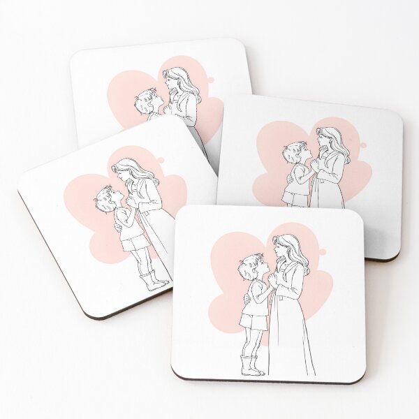 Item preview, Proud Mother and Grown Child Line Art designed and sold by Animeture.