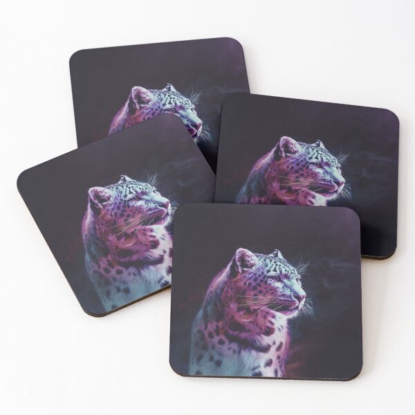 Item preview, Snow Leopard in the Dark Night. designed and sold by GagamellGray.