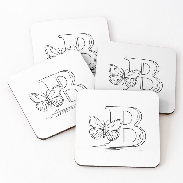 Item preview, An Illustration of a Butterfly Beside Letter B designed and sold by rasagamastore.