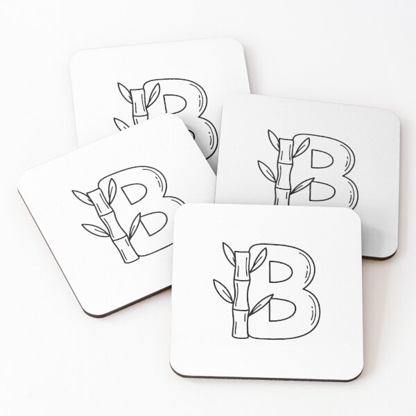 Item preview, An Illustration of Bamboo Shoot and Letter B Behind designed and sold by rasagamastore.