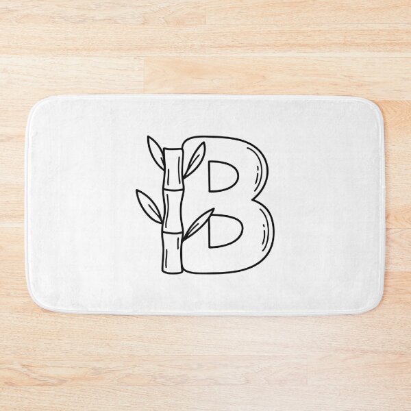 Item preview, An Illustration of Bamboo Shoot and Letter B Behind designed and sold by rasagamastore.
