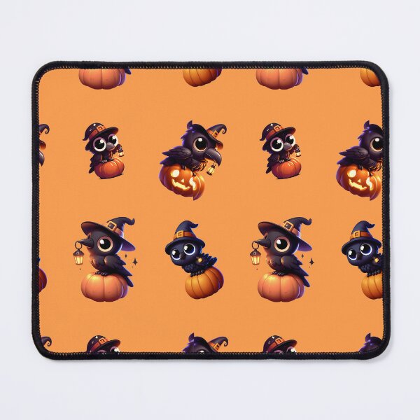 Item preview, Charming Crow & Pumpkin Halloween Pattern designed and sold by Dantin.