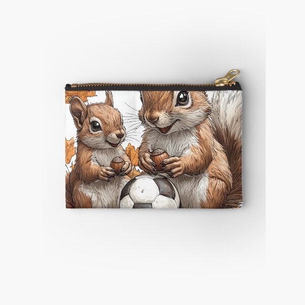 Item preview, Playful Squirrels with Acorns and Soccer Ball designed and sold by MamaDong.