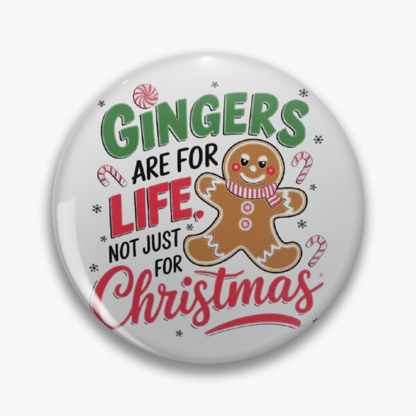 Item preview, Gingers Are for Life – Adorable Gingerbread Man Illustration for Year-Round Joy designed and sold by love3617.