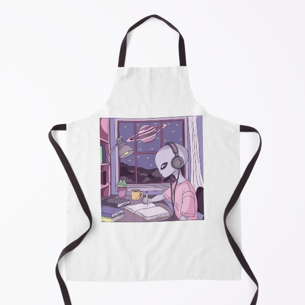 Item preview, “Study Vibes from the Stars: Cosmic Alien Focus” designed and sold by lavavamp.