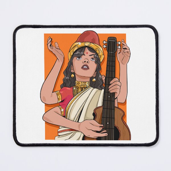 Item preview, Happy Vasant Panchami Day Hindu Goddess designed and sold by Nosek1ng.