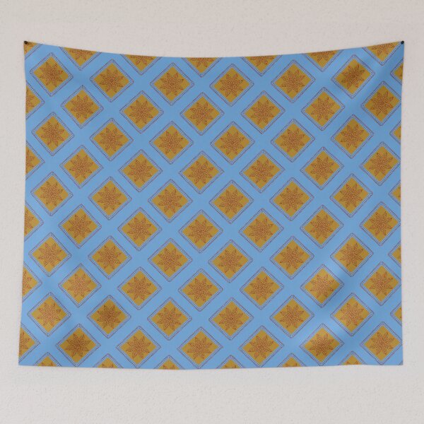 Item preview, Crochet Granny Squares Print. Repeating Tile Pattern designed and sold by gloriamelrose.