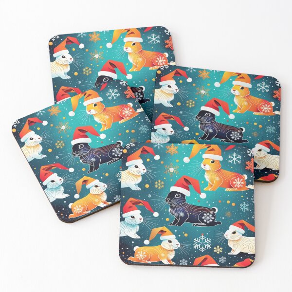 Item preview, Santa Bunnies designed and sold by Geek Girl Ohio.
