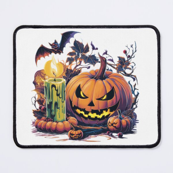 Item preview, halloween Autumn pumpkin with a candle,halloween Autumn,halloween pumpkin,Halloween Hr,halloween illustration designed and sold by Expressions-Sel.
