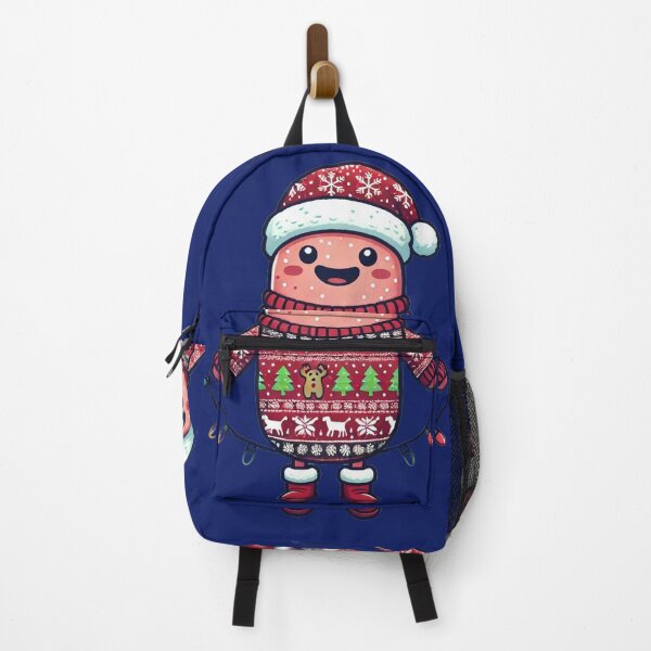 Item preview, Cozy Santa Sweater Microbe with Holiday Lights – Classic Christmas Design designed and sold by AdoraSticks.