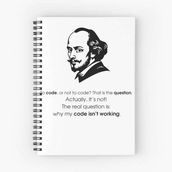 Item preview, "To Code, or Not to Code?" - Programmer's Dilemma Design designed and sold by YKDesighn.