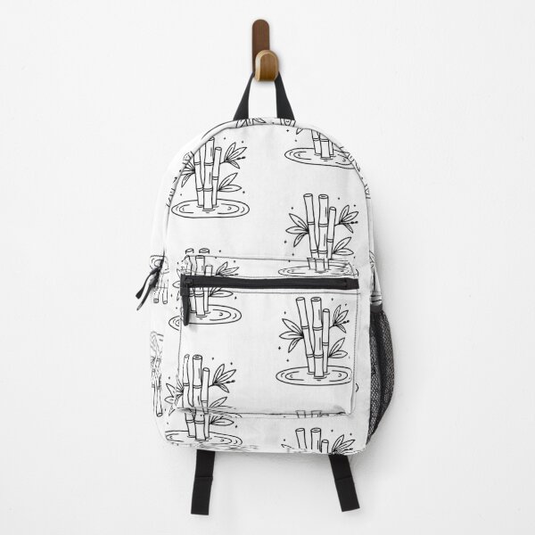Item preview, An Illustration of a Bamboo Shoot Growing Near a Pond designed and sold by rasagamastore.