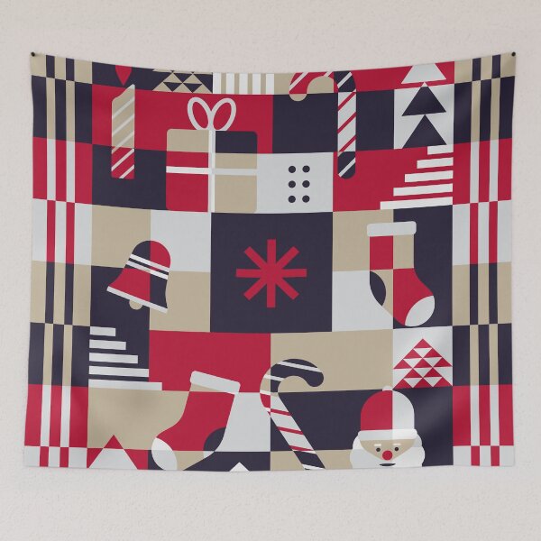 Artikelvorschau, Weihnachtliches Design für das Wohnen zu Hause entworfen und verkauft von zugiart.