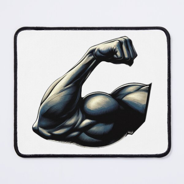Item preview, Blue Muscle Arm designed and sold by GeneralDaily.