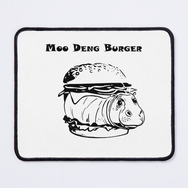 Item preview, Moo Deng Burger designed and sold by bearification.