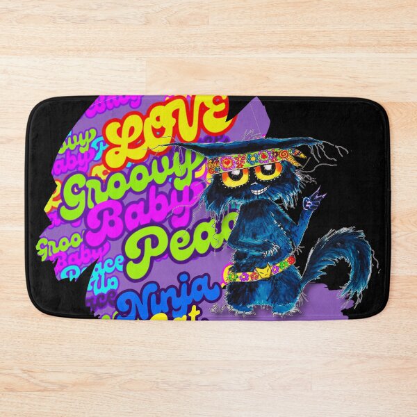Item preview, Ninja Cat Groovy Baby designed and sold by Christi  Neff.