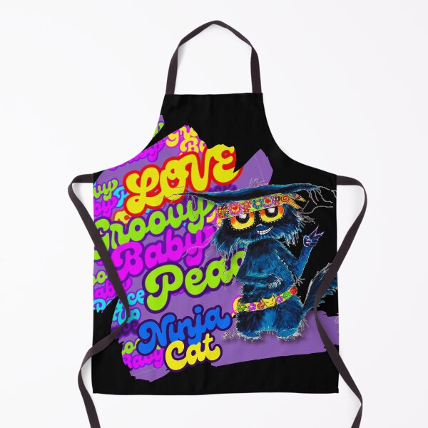 Item preview, Ninja Cat Groovy Baby designed and sold by Christi Neff.