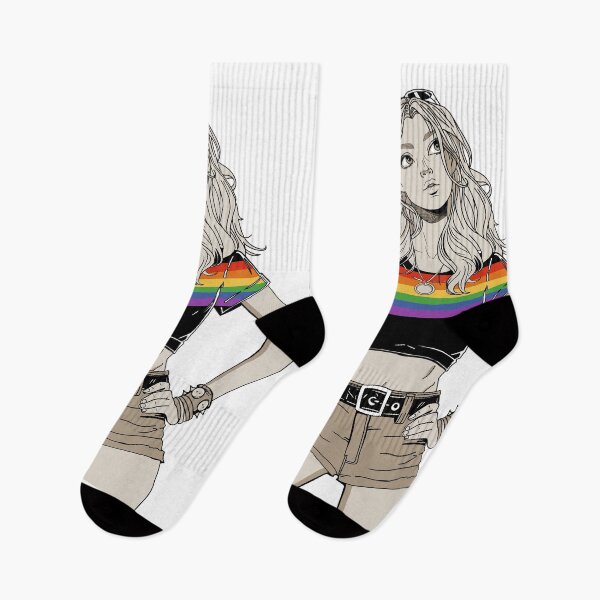 Item preview, Girl in LGBTQ T-shirt  designed and sold by IreneRuya.