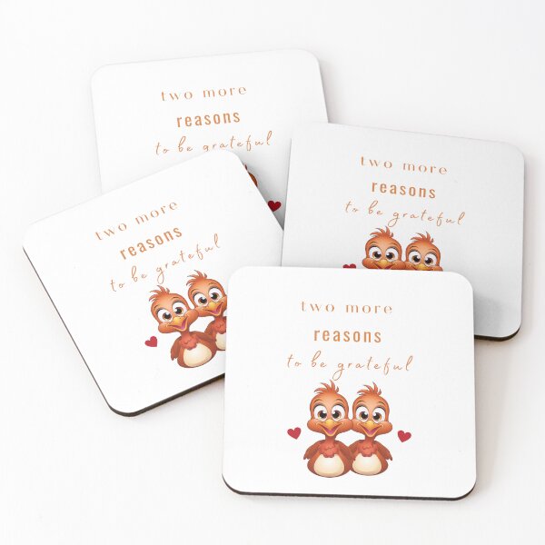 Item preview,  Twin Baby Announcement,  Mother of Twins, Fall Mom Twins designed and sold by KolorellaS.