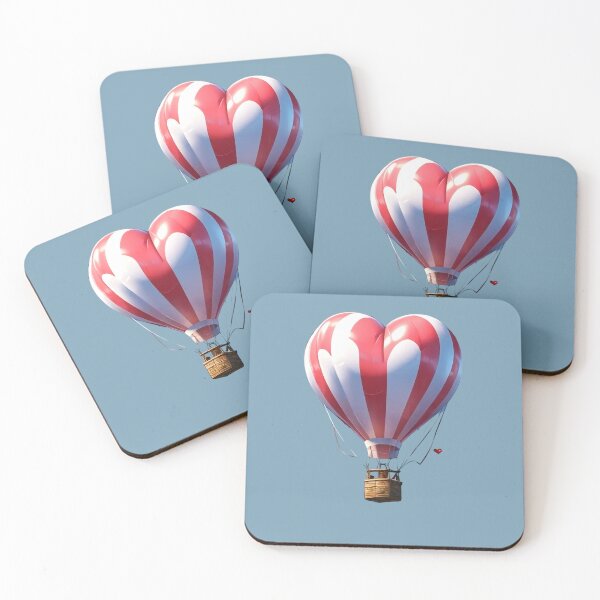 Item preview, Cute Air Balloon Heart  designed and sold by Digiheart.