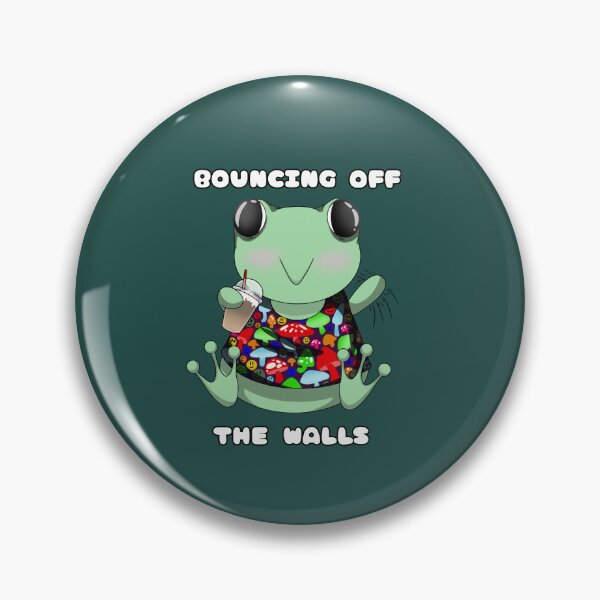 Item preview, Frog Bouncing Off the walls designed and sold by LeCoffeeCat.