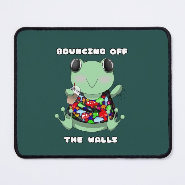 Item preview, Frog Bouncing Off the walls designed and sold by LeCoffeeCat.