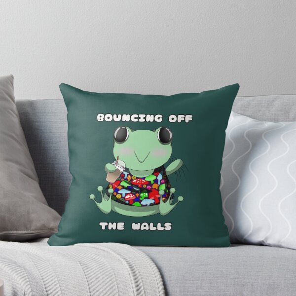 Item preview, Frog Bouncing Off the walls designed and sold by LeCoffeeCat.