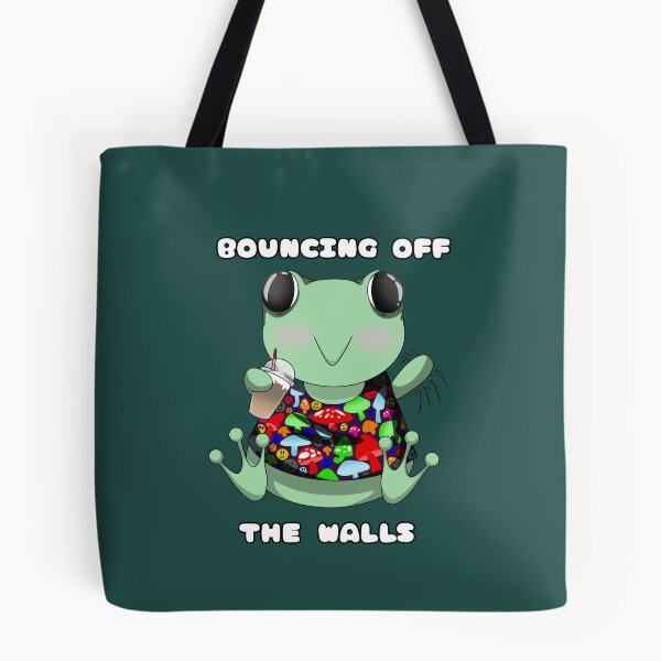 Item preview, Frog Bouncing Off the walls designed and sold by LeCoffeeCat.