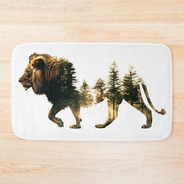 Item preview, A Lion with Forest designed and sold by FunnyShoppyy.