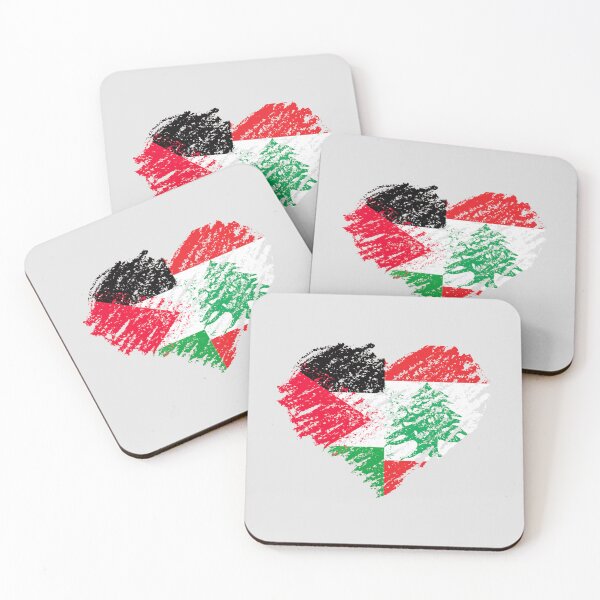 Item preview, Bandera de Palestina y el Líbano en forma de garabato designed and sold by Mo5tar.