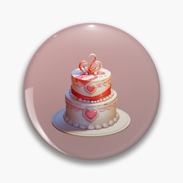 Item preview, Wedding Cake Heart designed and sold by Digiheart.
