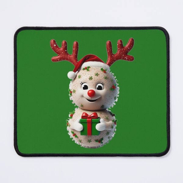 Item preview, Reindeer Antler Microbe with Holiday Gift – Cute Christmas Design designed and sold by AdoraSticks.