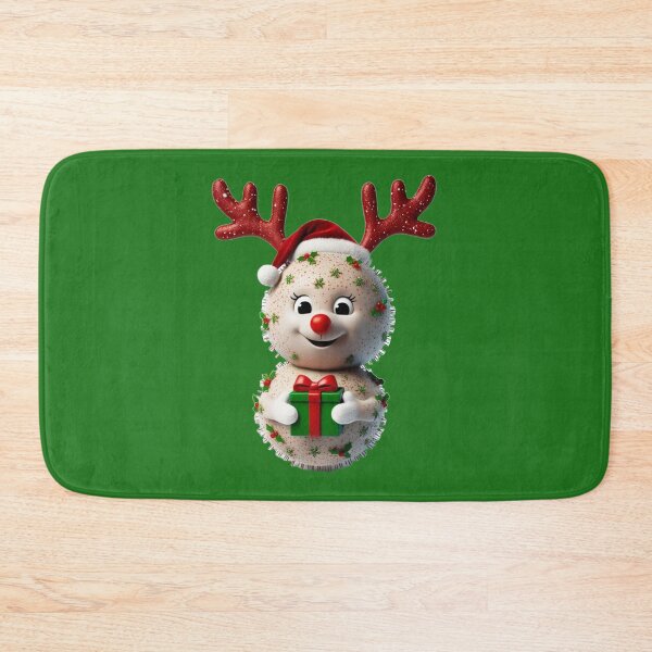 Item preview, Reindeer Antler Microbe with Holiday Gift – Cute Christmas Design designed and sold by AdoraSticks.