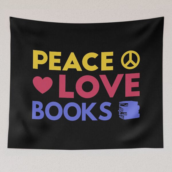 Item preview, Peace Love Books I designed and sold by Lemon Pepper.