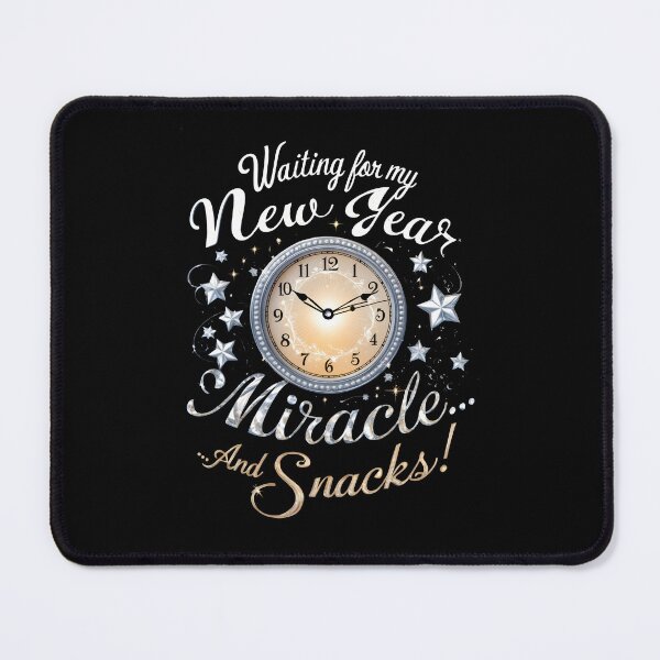 Item preview, Waiting for My New Year Miracle… And Snacks! – Fun and Festive Design by LaLi Designs designed and sold by LaLi-Designs.