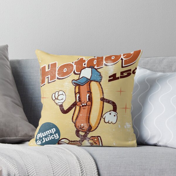 Item preview, Retro Hot Dog Mascot designed and sold by P1yu5h.