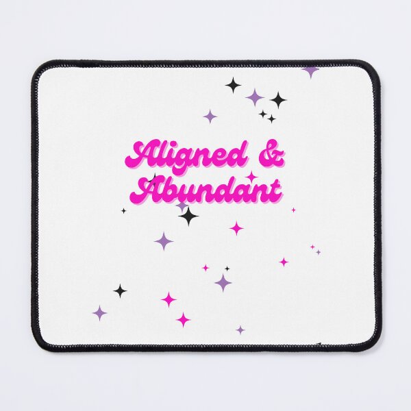 Item preview, Aligned and Abundant designed and sold by Midlife Mood Merch.