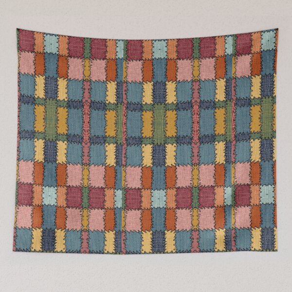 Item preview, Rustic Fabric Patterns in a Cozy Patchwork Design designed and sold by AmuraLumina.