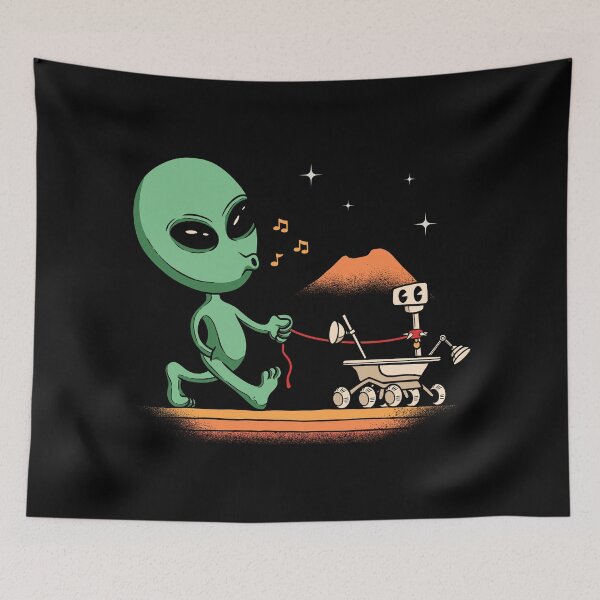 Item preview, Martian Dog Walker designed and sold by sachpica.