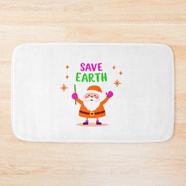 Item preview, Santa, Save the Earth - Eco-Friendly Christmas Design designed and sold by Colorful-Garden.