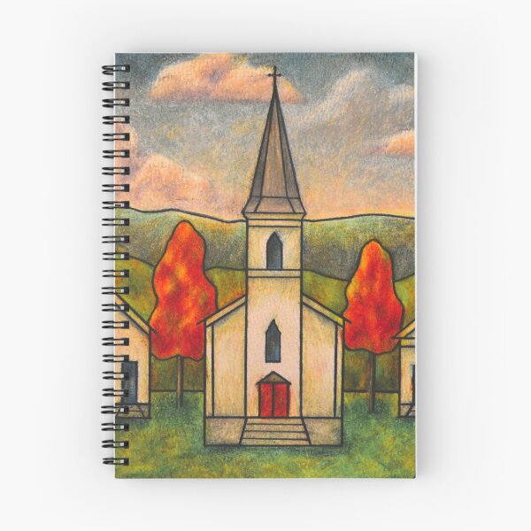 Item preview, Autumn Village designed and sold by ecce-art.