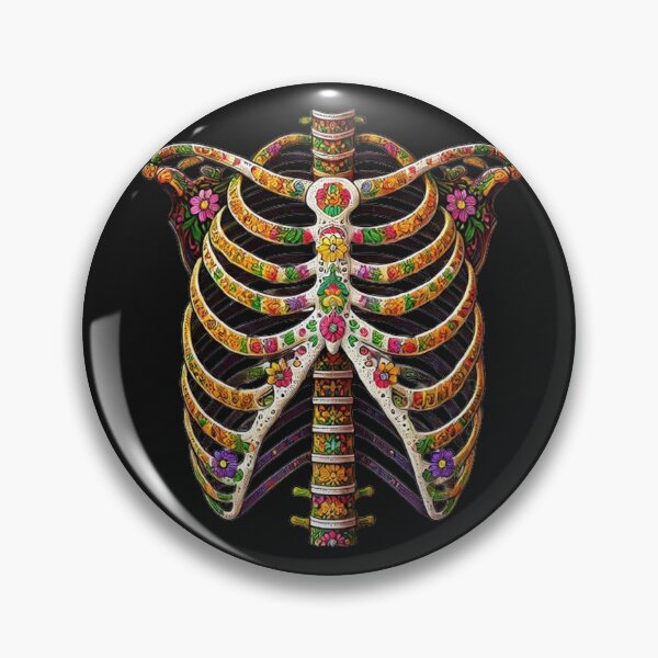 Item preview, Halloween Day of Dead Skeleton Flowers Decorated  designed and sold by SztylishDesigns.