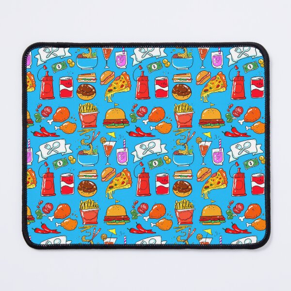 Item preview, Delicious Fast Food-Themed Pattern designed and sold by KelvinBlaze.