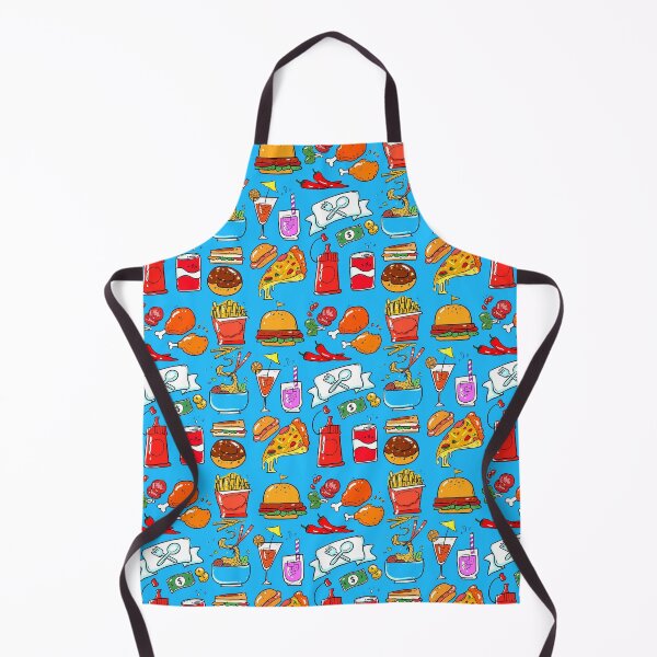 Item preview, Delicious Fast Food-Themed Pattern designed and sold by KelvinBlaze.