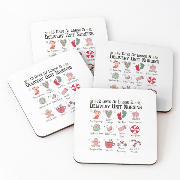 Item preview, 12 Days Of Labor and Delivery Nurse Christmas,Days Of Nurseing Christmas, designed and sold by BornBorn.