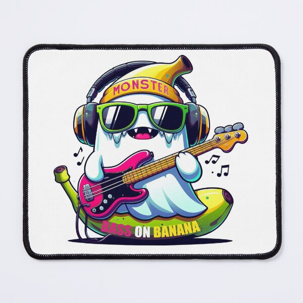Item preview, Bass on Banana - Monster Ghost sticker designed and sold by CeammiShop.
