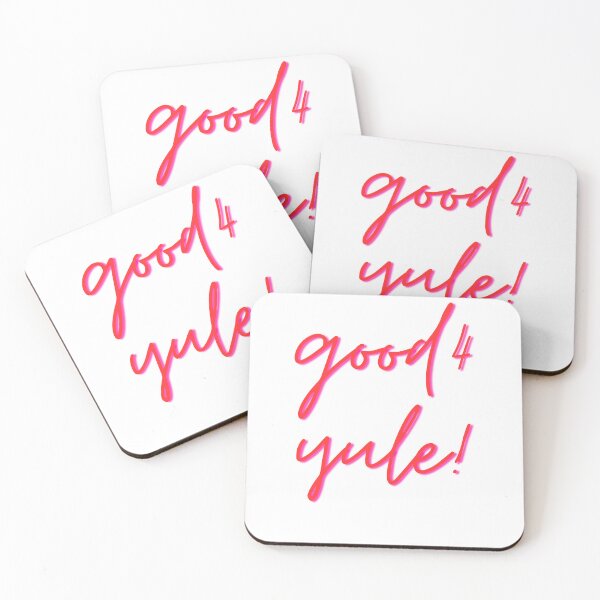 Item preview, 'good 4 yule' Christmas Joke Design designed and sold by Bits & Bops Boutique.